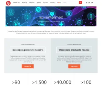 Novaintermed.ro(Aparatura de laborator) Screenshot