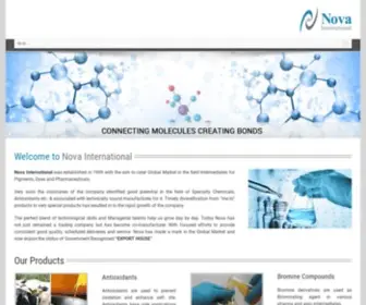 Novainternational.net(3 Amino 4 Chlorobenzoic Acid) Screenshot