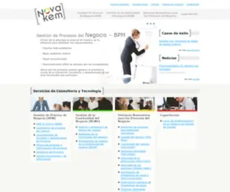 Novakem.cl(Implementación ISO 9001) Screenshot