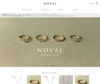 Noval-Jewelry.com(NOVAL（ノーヴァル）) Screenshot