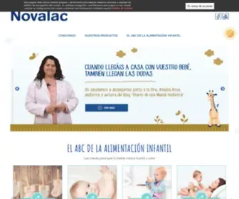 Novalac.es(Novalac, alimentación infantil) Screenshot