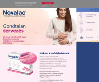 Novalac.hu(Csecsemőtápszer) Screenshot