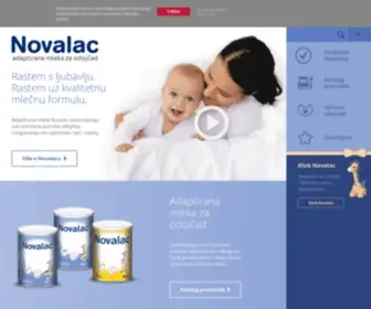 Novalac.rs(Hrana za odojčad) Screenshot