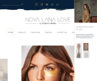 Novalanalove.com(Beauty blog) Screenshot