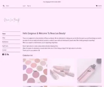 Novaleabeauty.com(Nova Lea Beauty) Screenshot