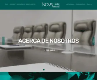 Novales.com.gt(Novales Abogados) Screenshot