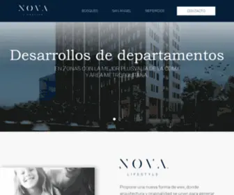 Novalifestyle.mx(Departamentos en CDMX) Screenshot