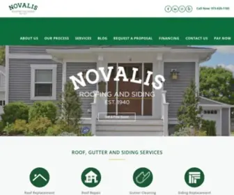 Novalisroofingandsiding.com(Novalis Roofing and Siding) Screenshot