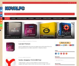 Novalpc.com Screenshot