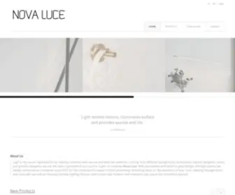 Novaluce.gr(Nova Luce) Screenshot