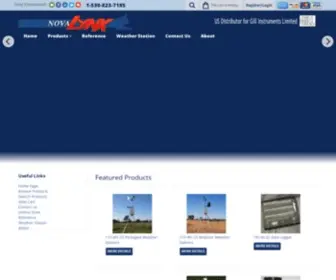 Novalynx.com(Weather Monitoring Instruments & Systems) Screenshot
