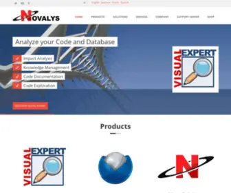 Novalys.com(Les mots) Screenshot