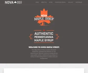 Novamaple.com(Nova Maple Syrup) Screenshot