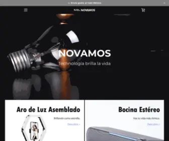 Novamos.com(Kit de luces ensamblado para mejor apariencia en la cámara) Screenshot