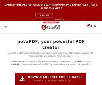 Novapdf.com(NovaPDF is a PDF creator for Windows) Screenshot
