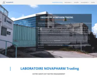 Novapharm-DZ.com(Laboratoire NOVAPHARM Trading) Screenshot