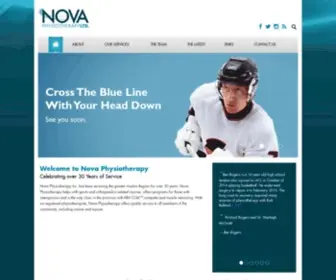 Novaphysio.ca(Nova Physiotherapy) Screenshot