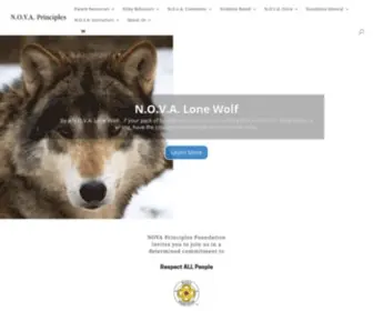 Novaprinciples.com(N.O.V.A) Screenshot