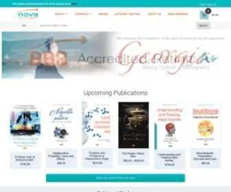 Novapublishers.com(Publisher of Books and Journals in Medicine and Health) Screenshot