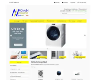 Novaraimpianti.com(Impianti Novara) Screenshot