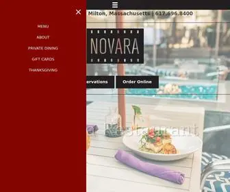 Novararestaurant.com(Novara Restaurant) Screenshot