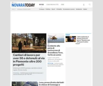 Novaratoday.it(NovaraToday il giornale on line di Novara) Screenshot