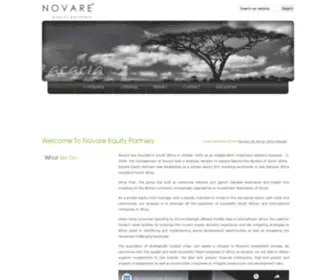 Novareequitypartners.com(Commercial Real Estate Development) Screenshot