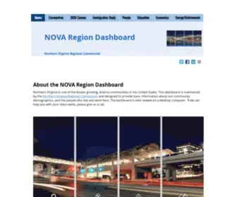 Novaregiondashboard.com(NOVA Region Dashboard) Screenshot