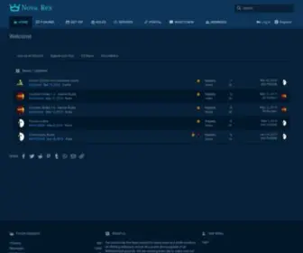 Novarex.org(Nova Rex Gaming) Screenshot