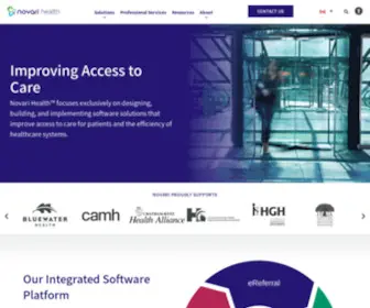 Novarihealth.net(Healthcare Software) Screenshot