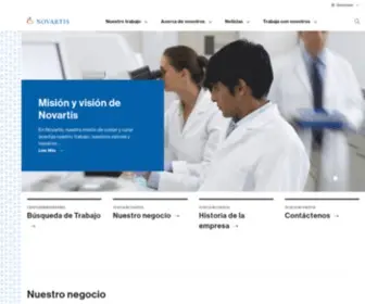 Novartis.com.ve(Novartis Venezuela) Screenshot