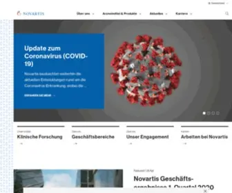 Novartis.de(Novartis Deutschland) Screenshot