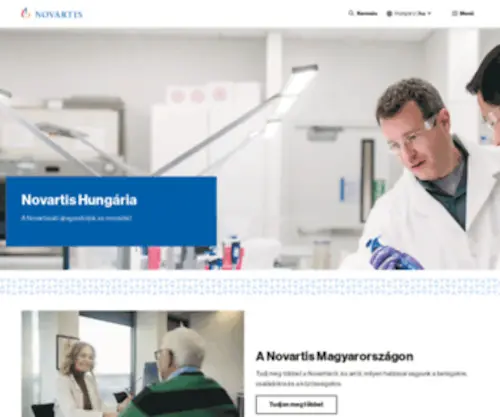 Novartis.hu(Your Page Title) Screenshot