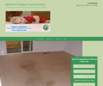 Novarugs.com(Oriental Rug Cleaning Service Pickup and Delivery in Virginia) Screenshot