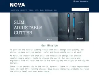 Novasafetytools.com(Nova Safety Tools provides various safety knife (knives)) Screenshot