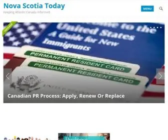 Novascotiatoday.com(Nova Scotia Today) Screenshot