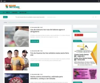 Novasnoticias.com.br(Novas Noticias) Screenshot