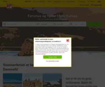 Novasol.no(Ferieleiligheter og hytter i 26 land) Screenshot