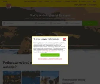 Novasol.pl(Domy i apartamenty wakacyjne) Screenshot