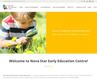 Novastar.com.au(Best Early Childhood Education and Care Programs) Screenshot