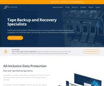 Novastor.com(Data Backup & Recovery Software Solutions) Screenshot