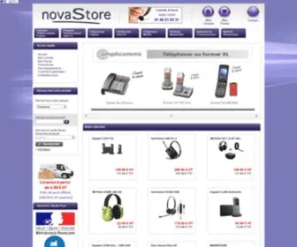 Novastore.fr(E-commerce téléphonie pour l'entreprise et le particulier) Screenshot