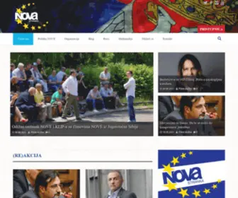Novastranka.rs(Nova stranka) Screenshot