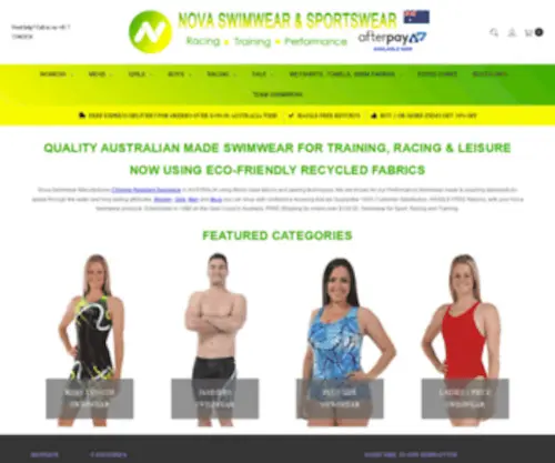 Novaswimwear.com.au(Novaswimwear) Screenshot