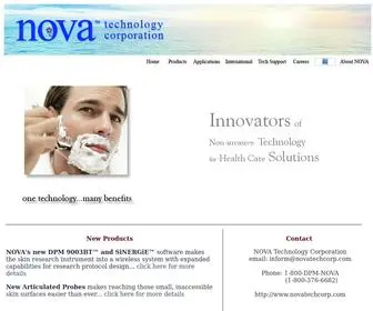 Novatechcorp.com(NOVA Technology Corporation's Website) Screenshot