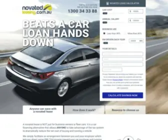 Novatedleasing.com.au(Novated leasing) Screenshot