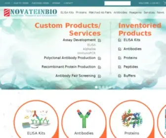 Novateinbio.com(High Quality ELISA Kit) Screenshot