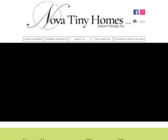 Novatinyhomes.com(Nova Tiny Homes Halifax Canada) Screenshot