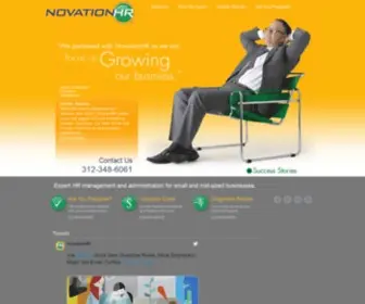 Novationhr.com(Human Resources Outsourcing & HR Audits) Screenshot