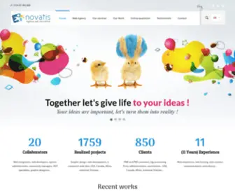 Novatis.agency(Digital Marketing Company) Screenshot